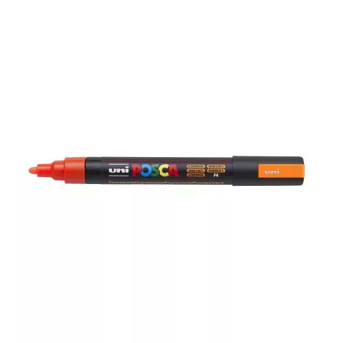 Dekormarker 1,8-2,5mm, Uni-Posca PC-5MR fluor narancs