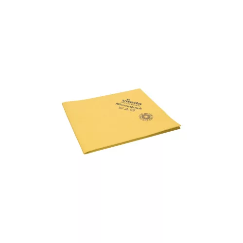 Törlőkendő mikroszálas préselt 38 x 40 cm MicronQuick Vileda sárga_170634