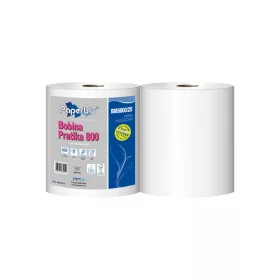   Ipari törlő 2 rétegű tekercses átmérő 26 cm 800 lap/tek 2 tekercs/zsugor Paperdi Bobina Pratika 800_BI8S800/25_fehér