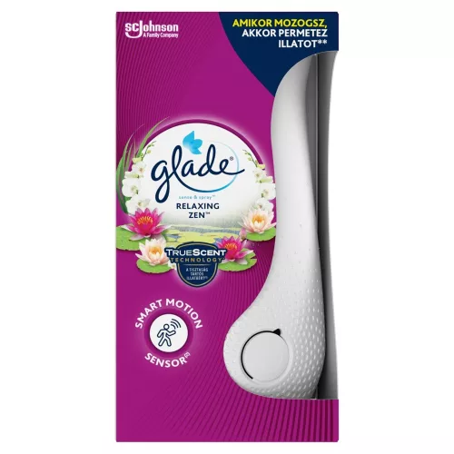 Légfrissítő készülék + utántöltő 18 ml Glade&reg; Sense&Spray Relaxing Zen/Japán kert