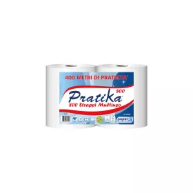   Ipari törlő 2 rétegű tekercses átmérő 25,5 cm 800 lap/200 m/tekercs 2 tekercs/karton Paperdi Pratika 800_BI8S800