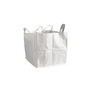   Zsák BIG-BAG 90x90x100 cm 1 tonna teherbírás alul zárt 4 füllel fehér