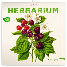   Falinaptár képes lemeznaptár 300x300mm, Herbarium Realsystem 2027.