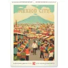Falinaptár képes  330×460mm Vintage Posters-World Cities Realsystem 2027.