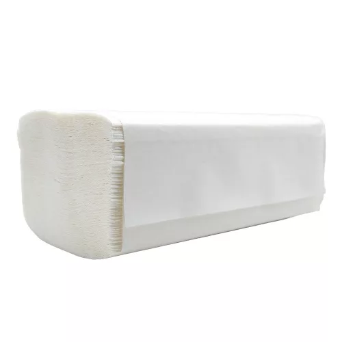 Kéztörlő 2 rétegű V hajtogatású 100  százalék  cellulóz 150 lap/csomag 20 csomag/karton Bluering&reg; fehér