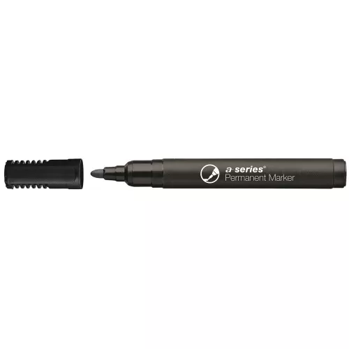 Alkoholos marker 3mm, kerek végű A-series fekete