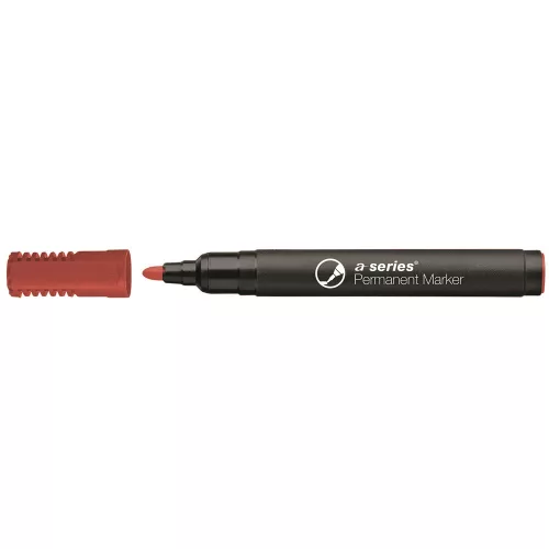 Alkoholos marker 3mm, kerek végű A-series piros