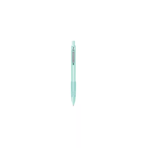 Golyóstoll 1 mm, zöld tolltest, Zebra Z-Grip Pastel, kék
