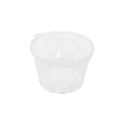 Elviteles doboz szószos/öntetes egybefedeles tál 100 ml PP 50 darab/csomag átlátszó