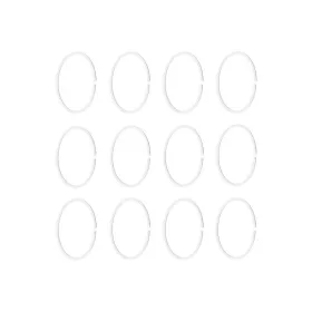 Zuhanyfüggöny karika 12 db/csomag fehér