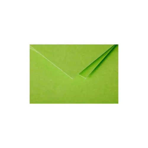 Boríték Clairefontaine Pollen 9x14 cm szilikonos zöld