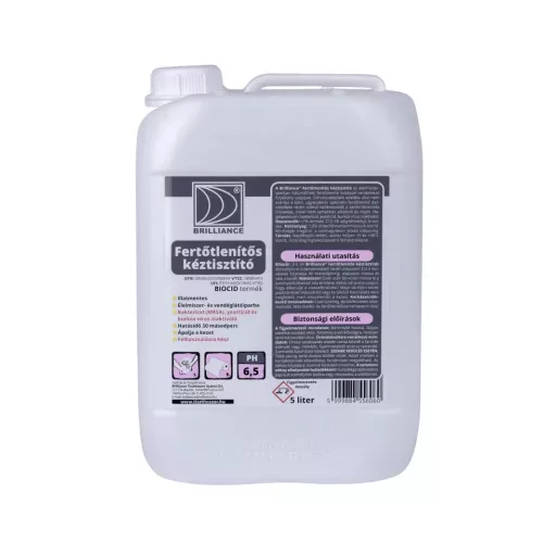 Fertőtlenítős kéztisztító 5 liter Brilliance
