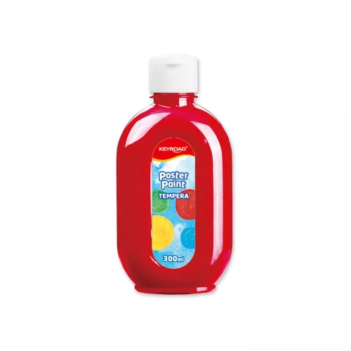 Tempera, 300 ml, Keyroad, piros