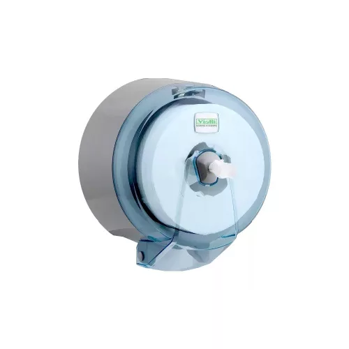 Adagoló toalettpapírhoz feedpoint/laponkénti műanyag MINI K3T Vialli fehér/átlátszó
