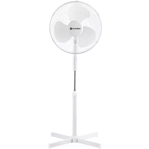 Ventilátor álló 16 40cm átmérő 40W, fehér Platinet