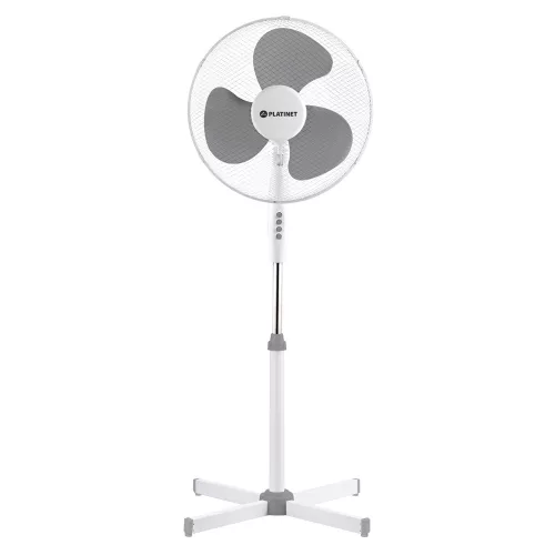 Ventilátor álló 16 40cm átmérő 40W, szürke Platinet