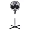 Ventilátor álló 16 40cm átmérő 40W, fekete Platinet