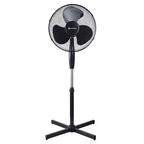 Ventilátor álló 16 40cm átmérő 40W, fekete Platinet