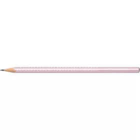   Grafitceruza B,háromszögletű SPARKLE metál Faber-Castell rózsa test