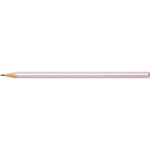 Grafitceruza B,háromszögletű SPARKLE metál Faber-Castell rózsa test