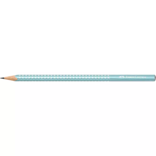 Grafitceruza B,háromszögletű SPARKLE metál Faber-Castell óceánkék test