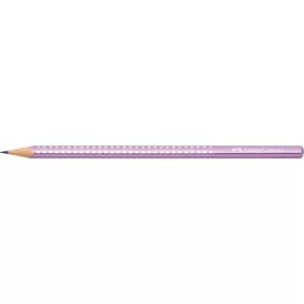   Grafitceruza B,háromszögletű SPARKLE metál Faber-Castell lila test