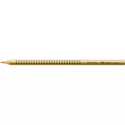 Színes ceruza háromszögletű GRIP Faber-Castell metál arany