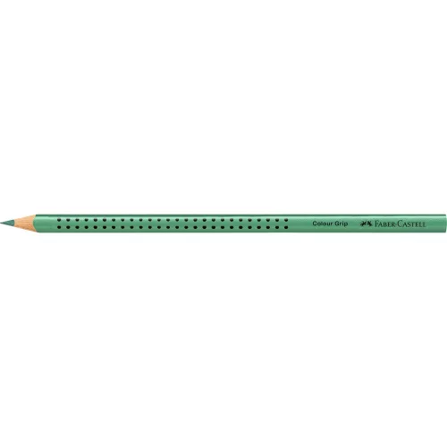 Színes ceruza háromszögletű GRIP Faber-Castell metál zöld