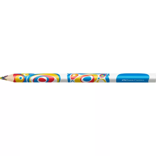 Varázsceruza háromszögletű Jumbo Faber-Castell alap színek piros, kék, sárga