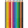 Színes ceruza készlet háromszögletű GRIP Jumbo Faber-Castell  12klf. szín