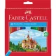 Színes ceruza készlet hatszögletű kastélyos  Faber-Castell 48klf. szín