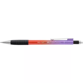 Nyomósiron 0.7mm GRIP 1347 Faber-Castell piros-lila test