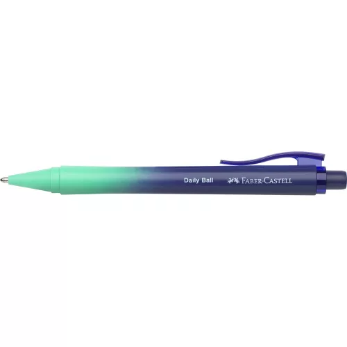 Golyóstoll DAILY BALL XB Faber-Castell színátmenetes türkiz-kék test
