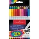 Rostirón, filctoll készlet, vastag GRIP Boldpen Faber-Castell 20 klf. szín