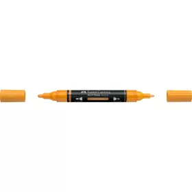   Akril marker kétvégű MULTIMARK 309 Faber-Castell világos narancs