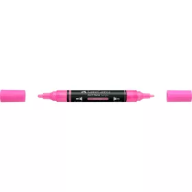 Akril marker kétvégű MULTIMARK 329 Faber-Castell pink
