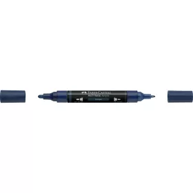   Akril marker kétvégű MULTIMARK 450 Faber-Castell indigókék