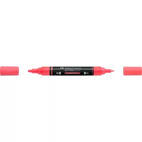   Akril marker kétvégű MULTIMARK 255 Faber-Castell neon narancs