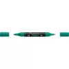 Akril marker kétvégű MULTIMARK 358 Faber-Castell smaragdzöld