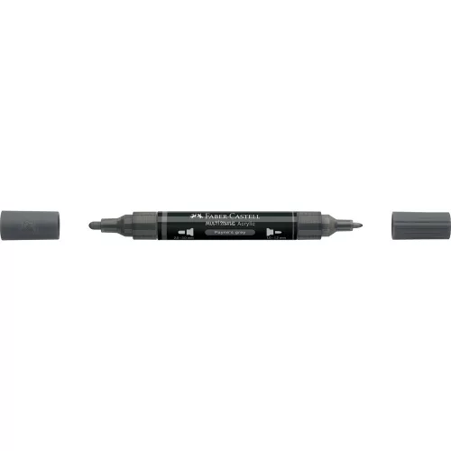 Akril marker kétvégű MULTIMARK 181 Faber-Castell Payne-szürke