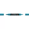Akril marker kétvégű MULTIMARK 292 Faber-Castell metál kék