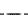 Akril marker kétvégű MULTIMARK 297 Faber-Castell metál acélszürke