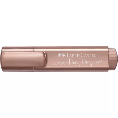 Szövegkiemelő 1-5mm vágott hegyű Faber-Castell 46 metál gyöngyház rózsaszín