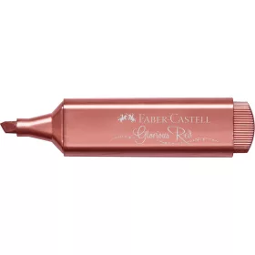   Szövegkiemelő 1-5mm vágott hegyű Faber-Castell 46 metál piros