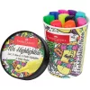 Szövegkiemelő készlet 1-5mm vágott,papír pohárban Faber-Castell 46 fluoreszkáló 10klf. szín