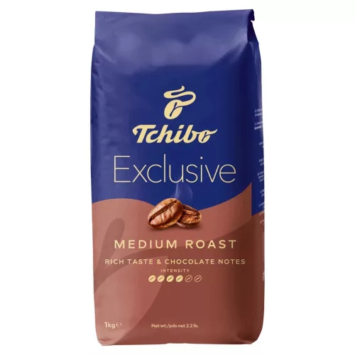 Kávé szemes, 1000g, Tchibo E x clusive Medium
