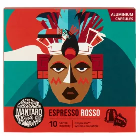   Kávékapszula, Nespresso kompatibilis, Mantaro Espresso Rosso, 45db kapszula