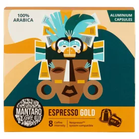   Kávékapszula, Nespresso kompatibilis, Mantaro Espresso Gold, 45db kapszula