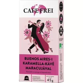   Kávékapszula, Nespresso kompatibilis, Cafe Frei Buenos Aires-i karamella bíbor maracujával  9+1db kapszula
