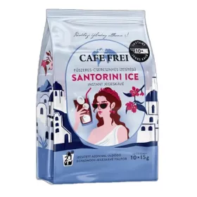   Kávé instant jeges, 10 x 17g, 2in1 Cafe Frei Santorini ice fűszeres-cseresznyés